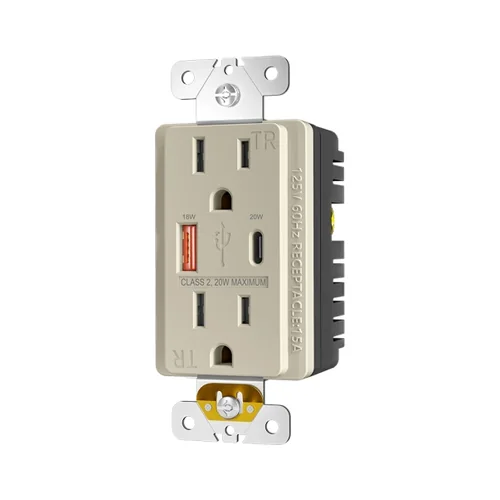 15A 20W PD Fast Charging USB Receptacle