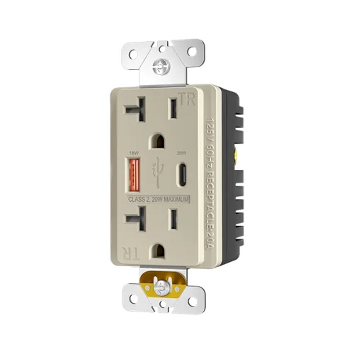 20A 20W PD Fast Charging USB Receptacle