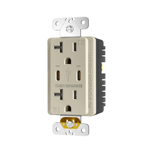 20A Dual USB-C 20W PD Fast Charging